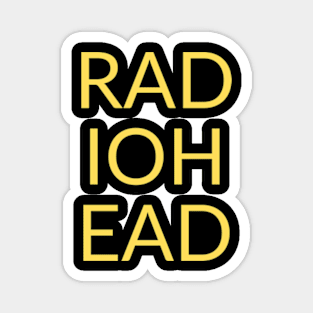 radiohead, rock, band, music Magnet