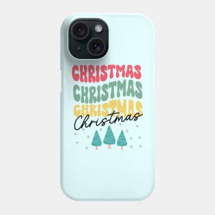 Christmas Colorful Text Phone Case