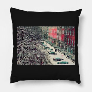 Fitzwilliam Square Winter Pillow