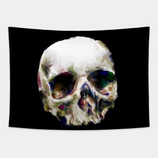 Head skull painting Tapestry