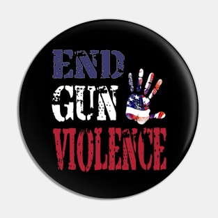 End Gun Violence -Stop Pin