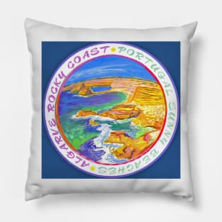 algarve coast Pillow