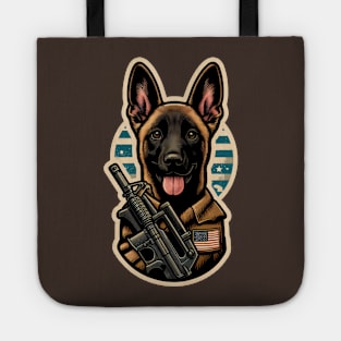 Belgian Malinois Soldier Tote