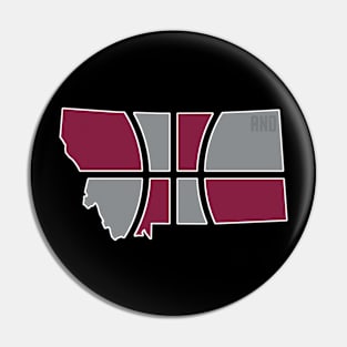 Montana Basketball Pin