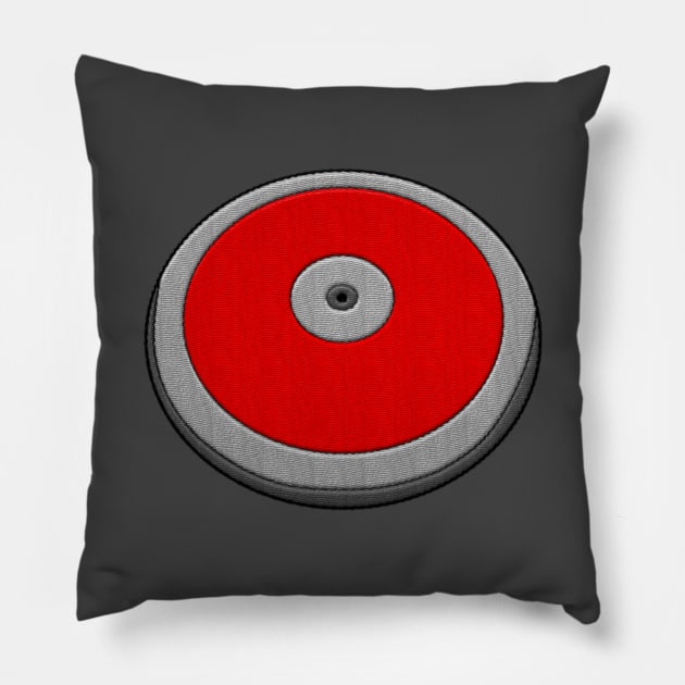 Discus Pillow by aaallsmiles