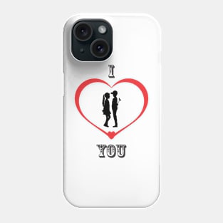 i love you Phone Case