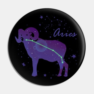 Aries Constellation Pin