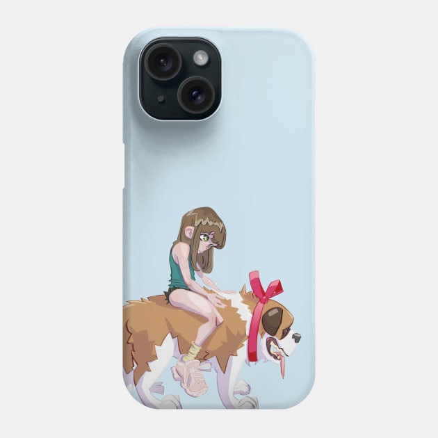 dog lover Phone Case by SevenTeenArt