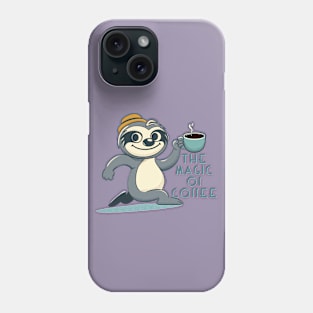 Sloth's Boost: Coffee Magic Phone Case