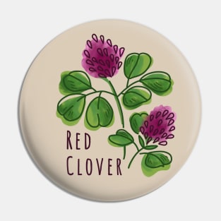 Red Clover Pin