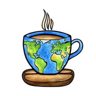 The Best Coffee Comes from Planet Earth T-Shirt