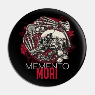 Memento Mori - Stoic Maxim Art Pin