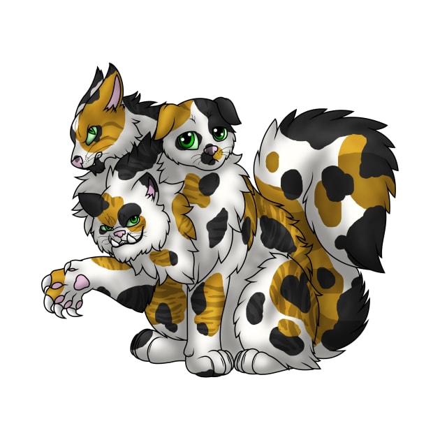 CerPURRus: Calico Tabby by spyroid101