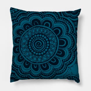 Ocean Anemone Flowers Pillow