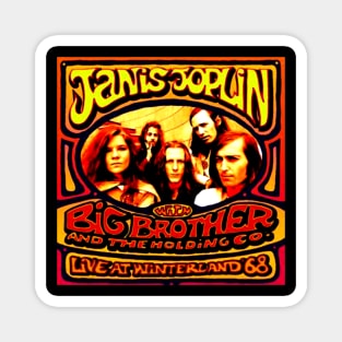 Big Brother And Janis Joplin Magnet
