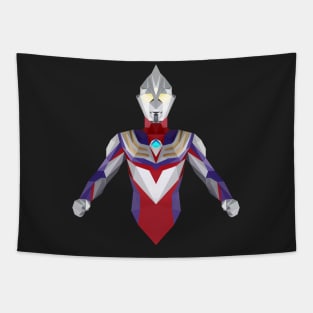 Ultraman Tiga (Multi-Type) Low Poly Art Tapestry