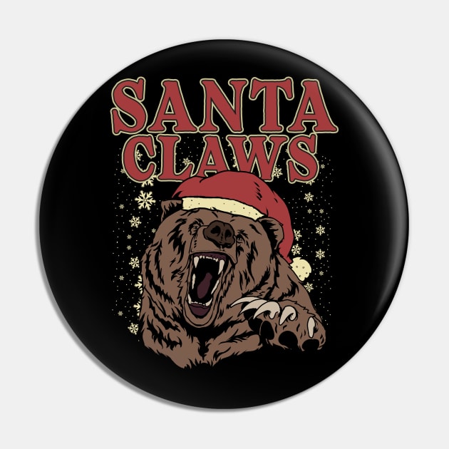 Santa Claws Pin by Juniorilson