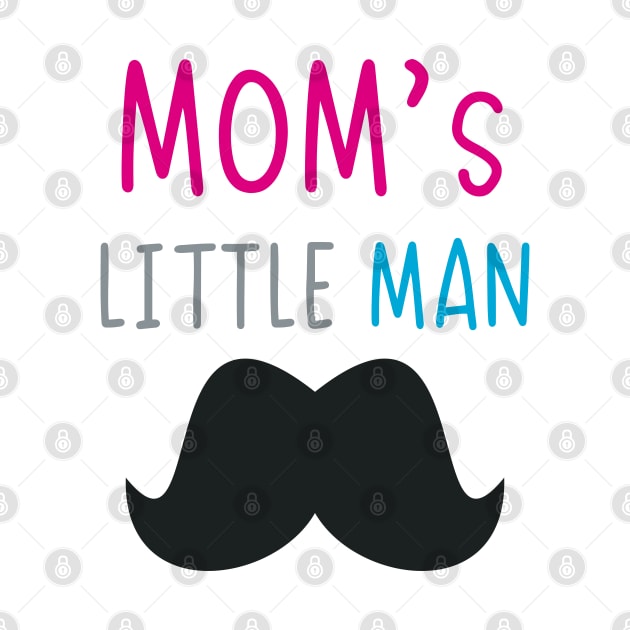 Mom's little man design. Moustache. by designgoodstore_2