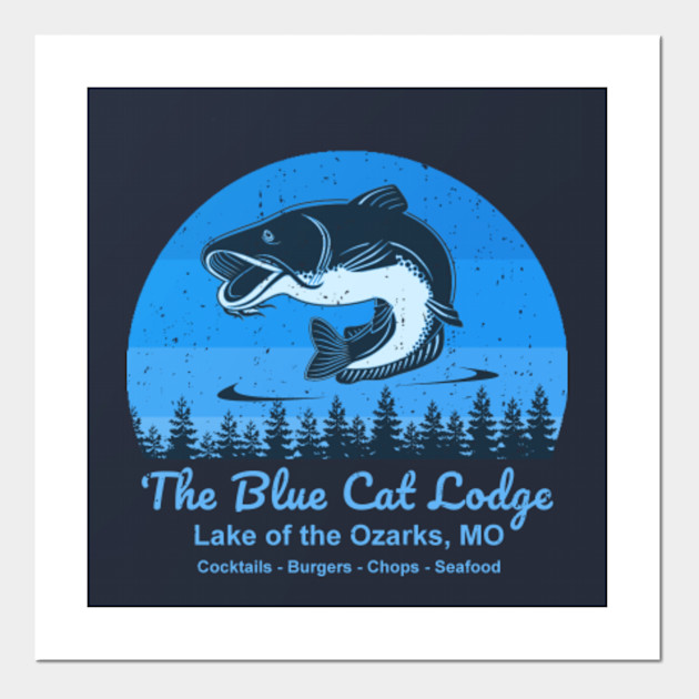 Ozark The Blue Cat Lodge Ozark Cartel E Impresion Artistica