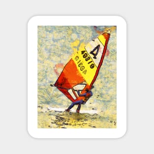 Windsurfer Magnet