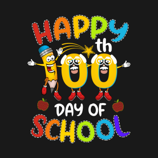 Happy 100th Day of school - Teachers Students Gift 2020 T-Shirt