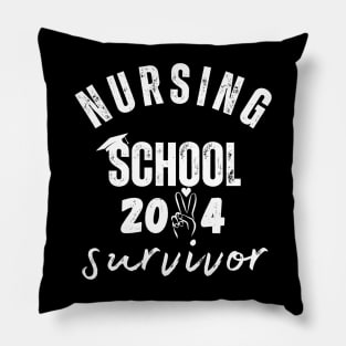 Nursing School Survivor, Nurse Graduation Pillow