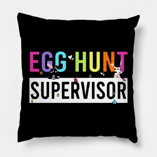 Egg Hunt Supervisor Pillow