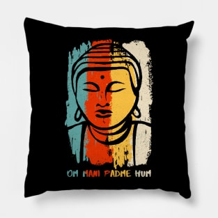 Buddha Om Mani Padme Hum Pillow