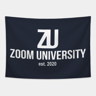 zoom university logo est 2020 Tapestry