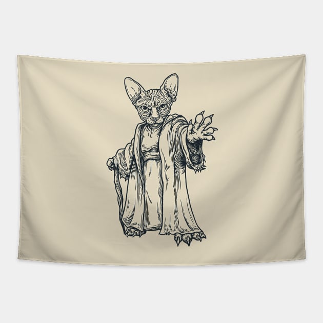 Master Sphynx Tapestry by affan2fly