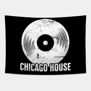 Vinyl Record Chicago House Electronic Music Gift Tapestry