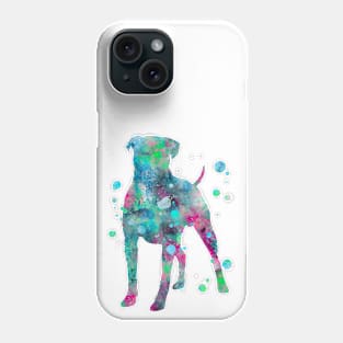 Boxer Dog Watercolor Painting 4 Phone Case