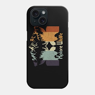 explore Wildlife in mountains Phone Case