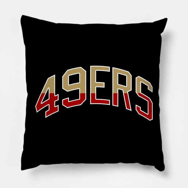 49ers Pillow by teakatir