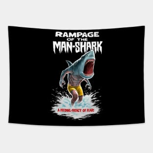 Rampage of the Man-Shark Tapestry