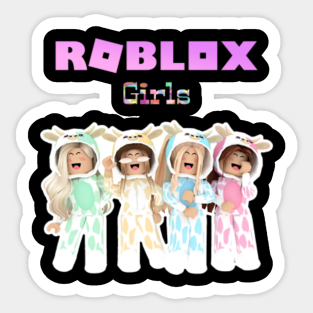 Roblox Girl Stickers Teepublic - roblox girl decal