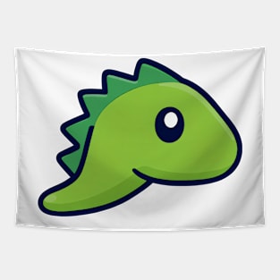 green baby dino Tapestry