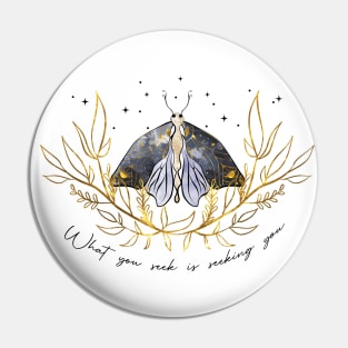 Celestial Moth Pin