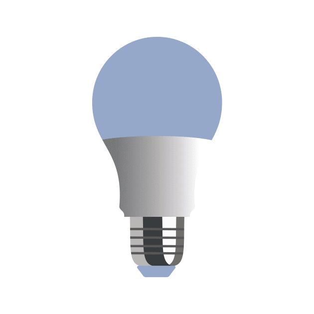 Creative Bulb sticker design vector logo concept illustration. Lightbulb sticker logo icon design. by AlviStudio