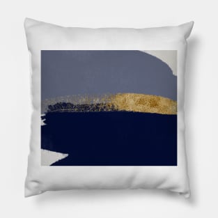 Stormy night skies over the ocean Pillow