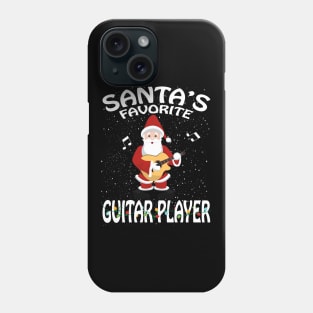 Santas Favorite Guitar Player Christmas Phone Case