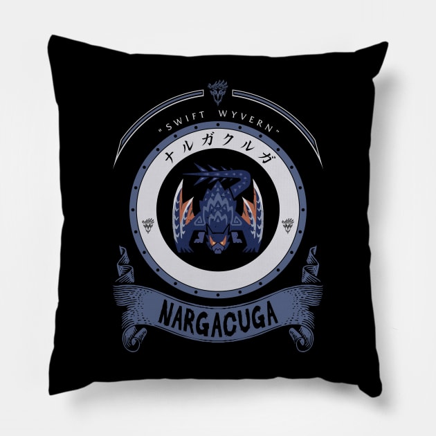 NARGACUGA CREST Pillow by Exion Crew