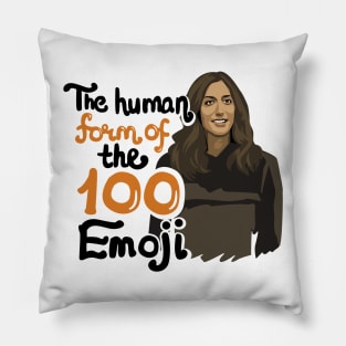 Gina Linetti The Human Form of the 100 Emoji Pillow
