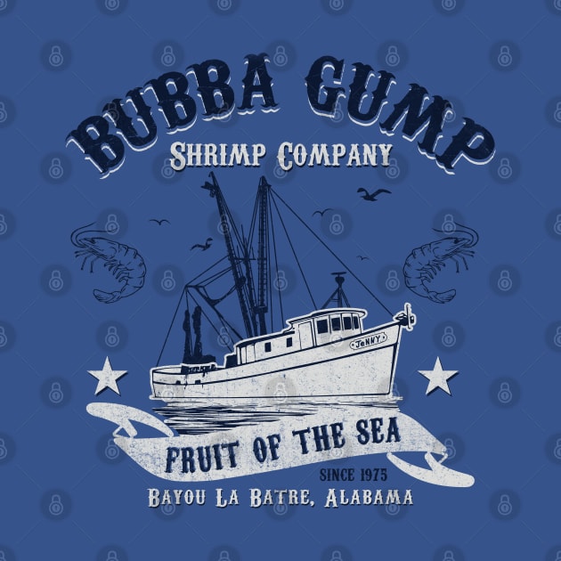 Gump Shrimping Company by Alema Art