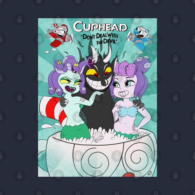 Cuphead, the Devil's jacuzzy by Brioche Bread