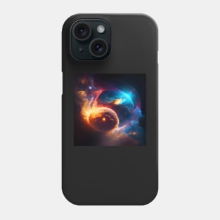 Galaxy Planets From Gas Phone Case