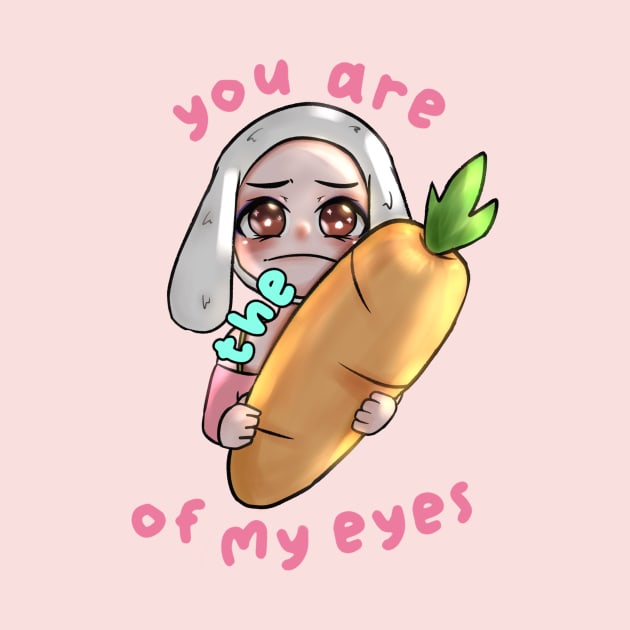 The Carrot of My Eyes (Soft Pink) by Tired Pirate