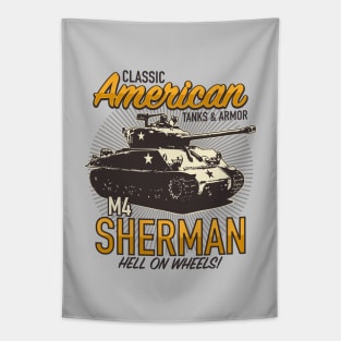 M4 Sherman Tank Tapestry