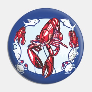 Japanese Lobster Pin