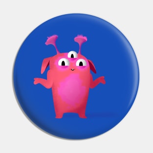 Pink moster Pin